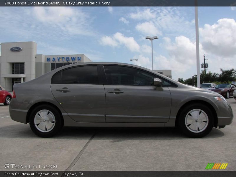 Galaxy Gray Metallic / Ivory 2008 Honda Civic Hybrid Sedan