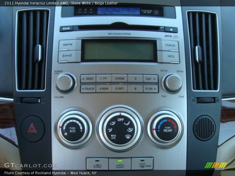 Stone White / Beige Leather 2011 Hyundai Veracruz Limited AWD