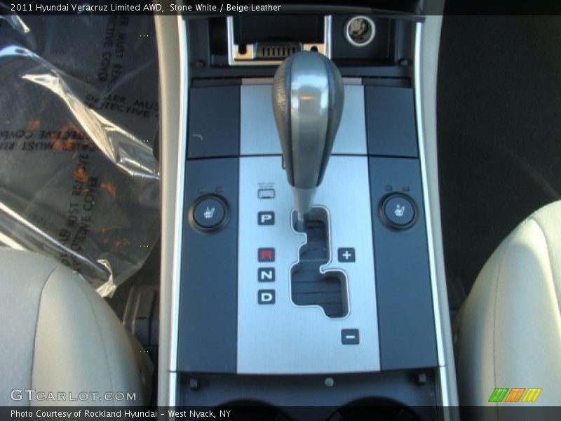 Stone White / Beige Leather 2011 Hyundai Veracruz Limited AWD