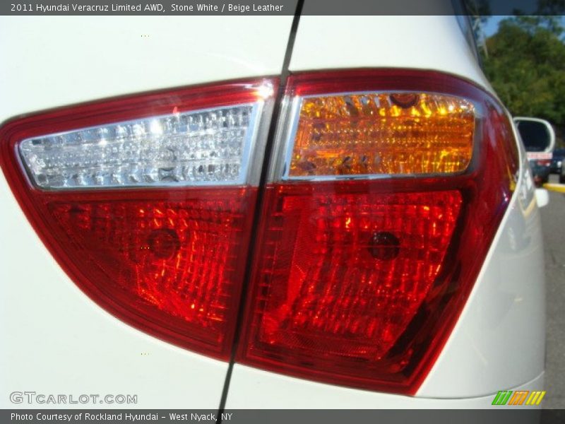 Stone White / Beige Leather 2011 Hyundai Veracruz Limited AWD