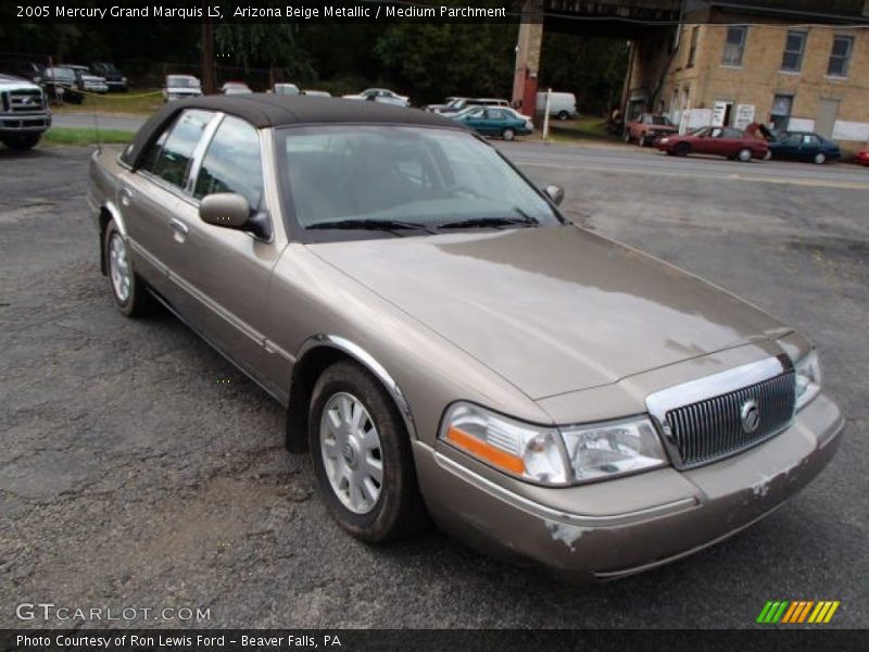 Arizona Beige Metallic / Medium Parchment 2005 Mercury Grand Marquis LS