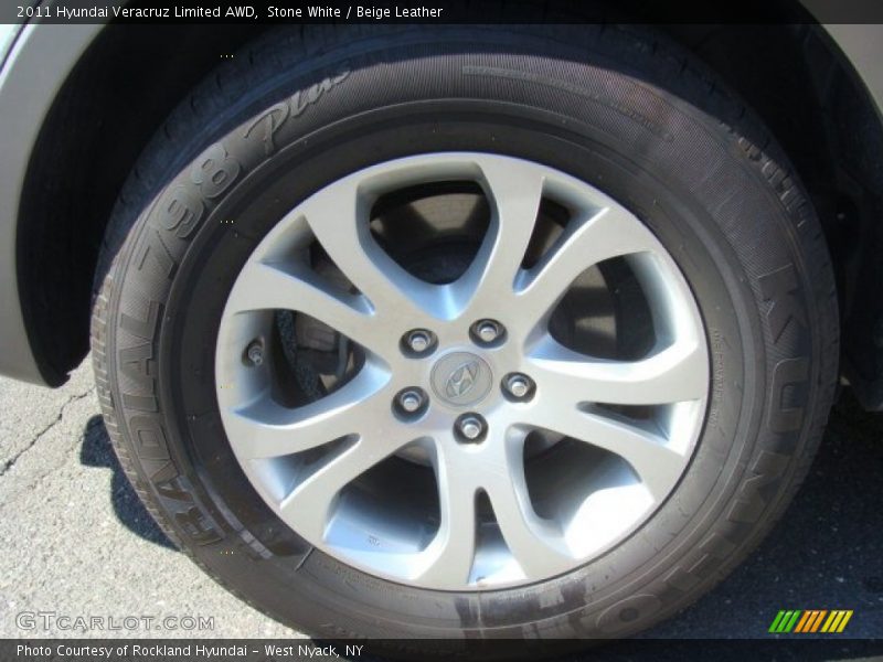 Stone White / Beige Leather 2011 Hyundai Veracruz Limited AWD