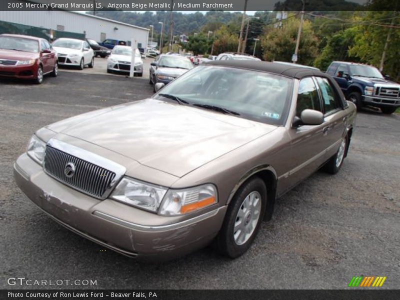 Arizona Beige Metallic / Medium Parchment 2005 Mercury Grand Marquis LS