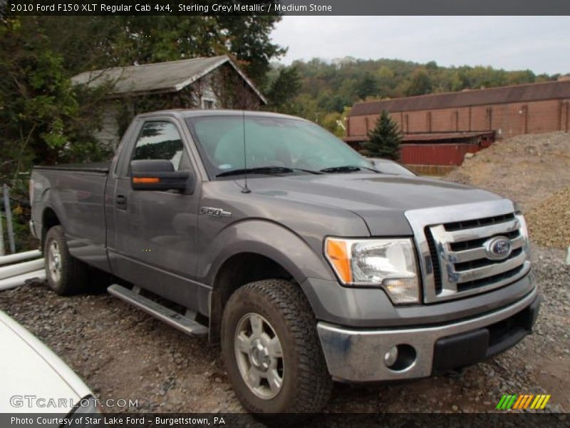Front 3/4 View of 2010 F150 XLT Regular Cab 4x4
