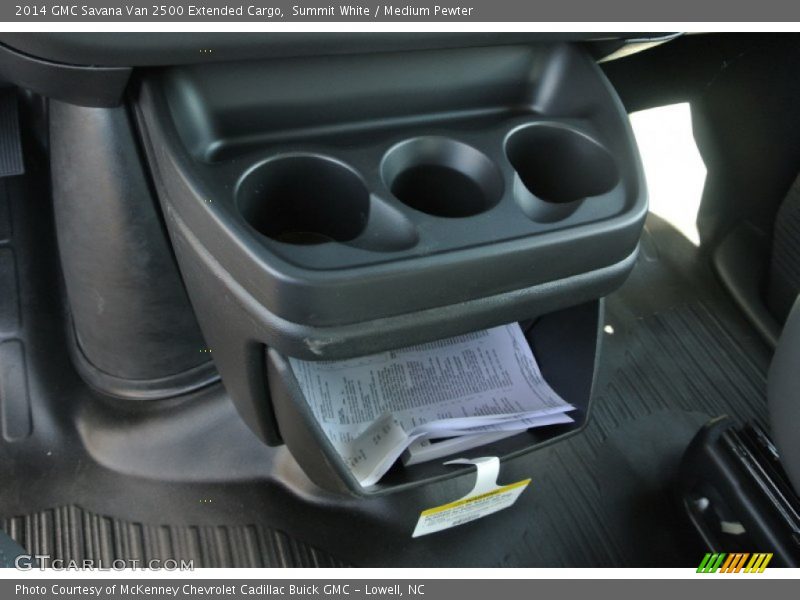 Summit White / Medium Pewter 2014 GMC Savana Van 2500 Extended Cargo