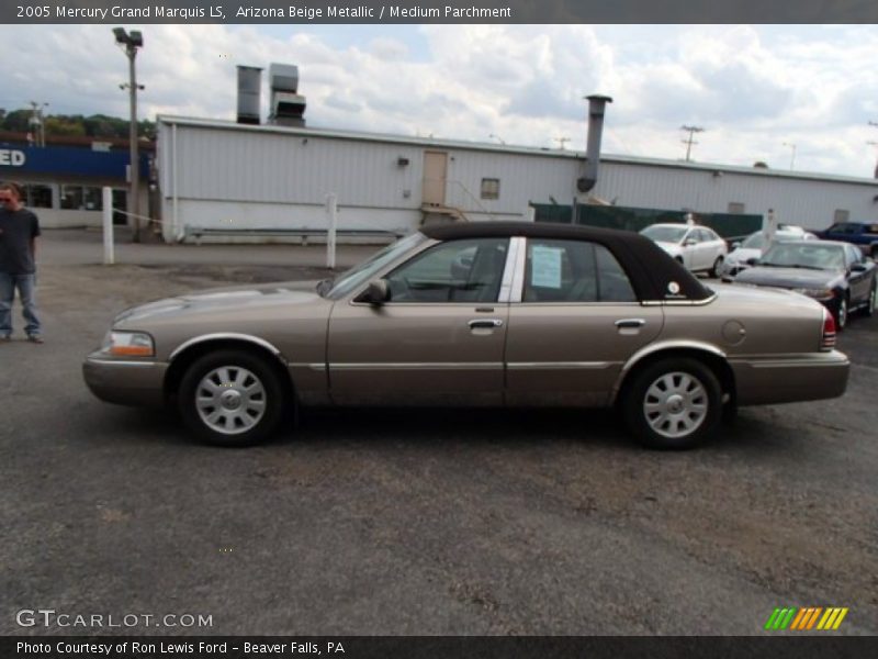 Arizona Beige Metallic / Medium Parchment 2005 Mercury Grand Marquis LS