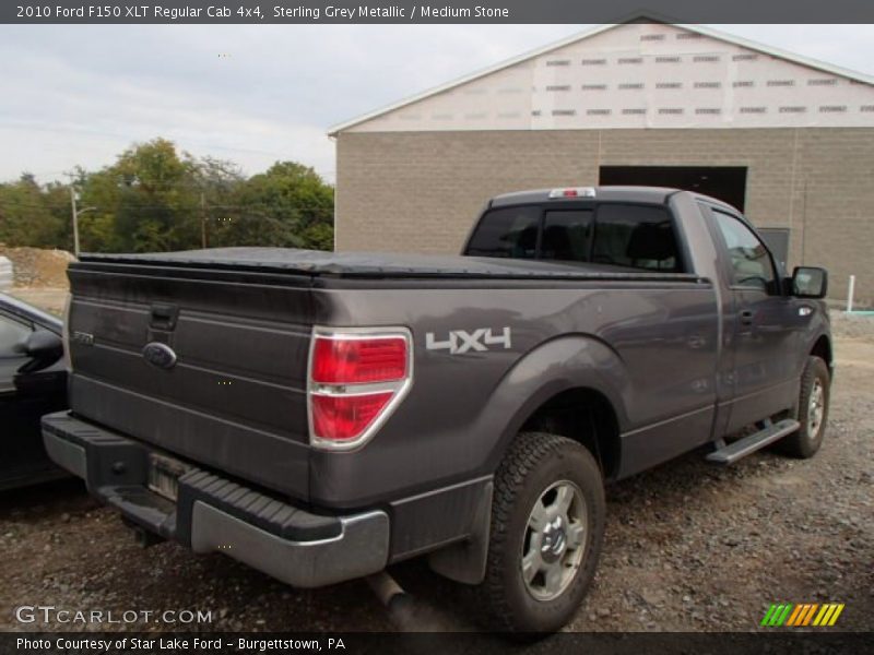 Sterling Grey Metallic / Medium Stone 2010 Ford F150 XLT Regular Cab 4x4