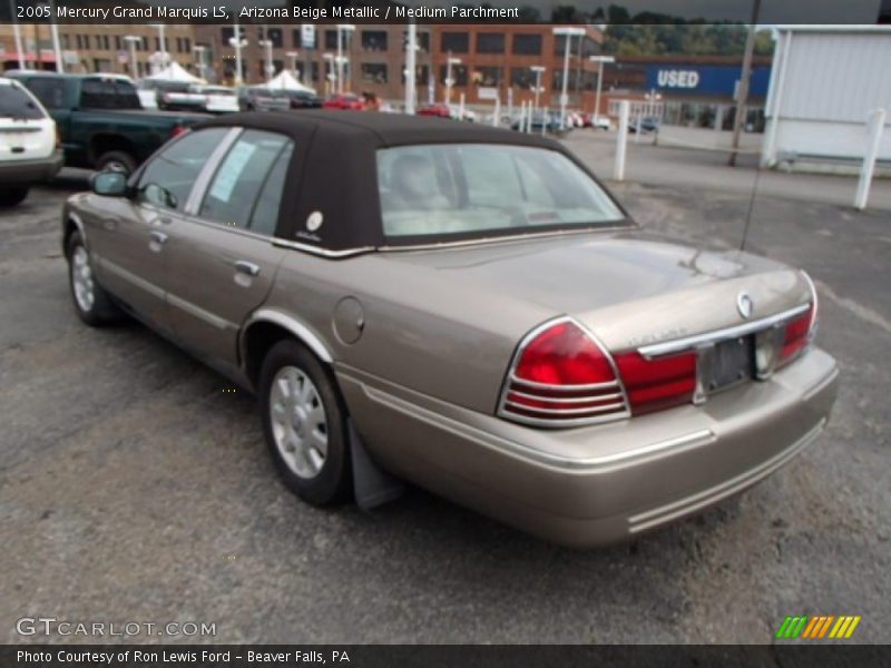 Arizona Beige Metallic / Medium Parchment 2005 Mercury Grand Marquis LS