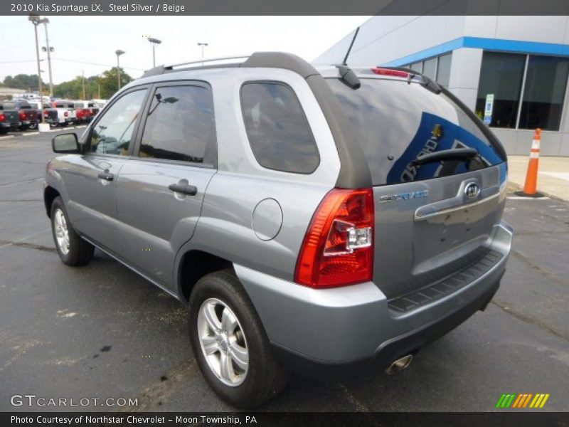 Steel Silver / Beige 2010 Kia Sportage LX