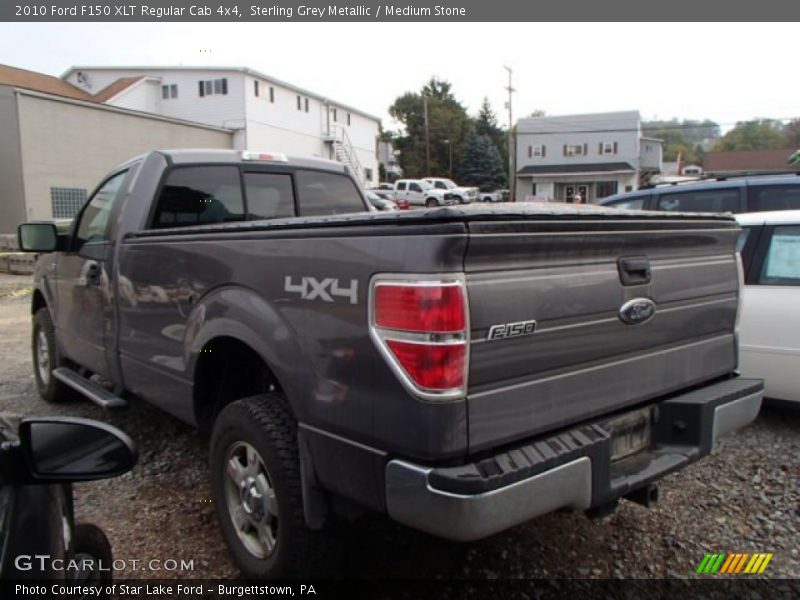 Sterling Grey Metallic / Medium Stone 2010 Ford F150 XLT Regular Cab 4x4