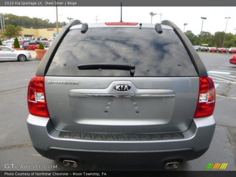 Steel Silver / Beige 2010 Kia Sportage LX