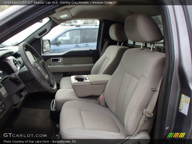 Front Seat of 2010 F150 XLT Regular Cab 4x4
