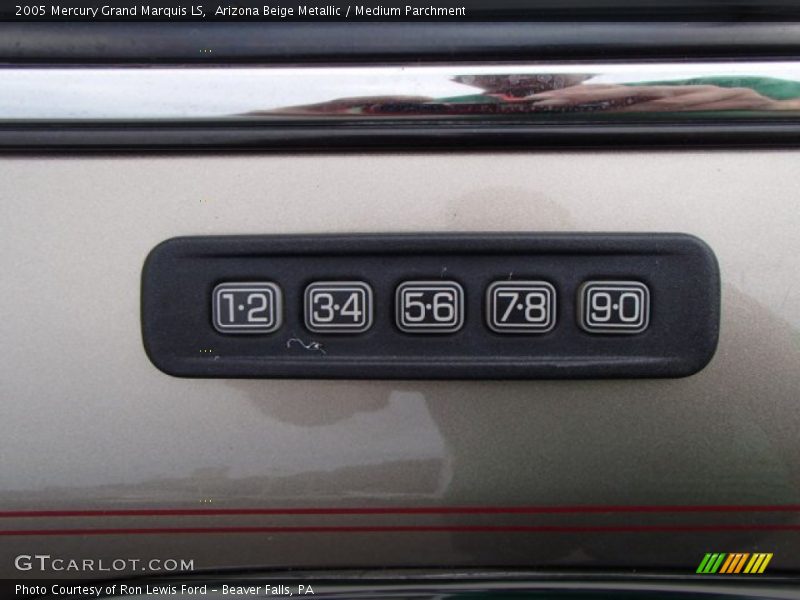 Arizona Beige Metallic / Medium Parchment 2005 Mercury Grand Marquis LS