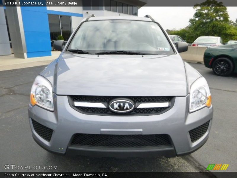 Steel Silver / Beige 2010 Kia Sportage LX