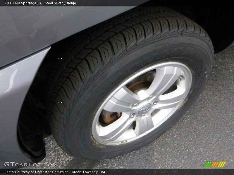 Steel Silver / Beige 2010 Kia Sportage LX