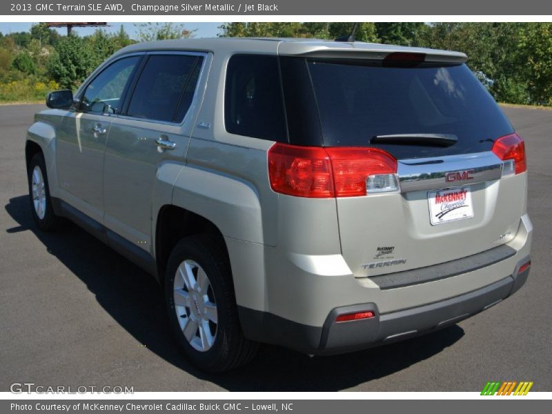 Champagne Silver Metallic / Jet Black 2013 GMC Terrain SLE AWD