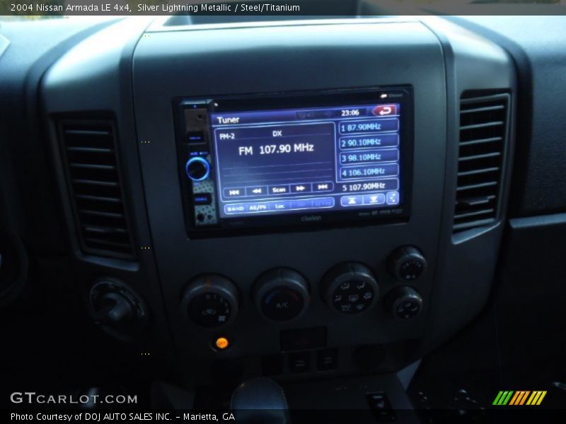 Silver Lightning Metallic / Steel/Titanium 2004 Nissan Armada LE 4x4