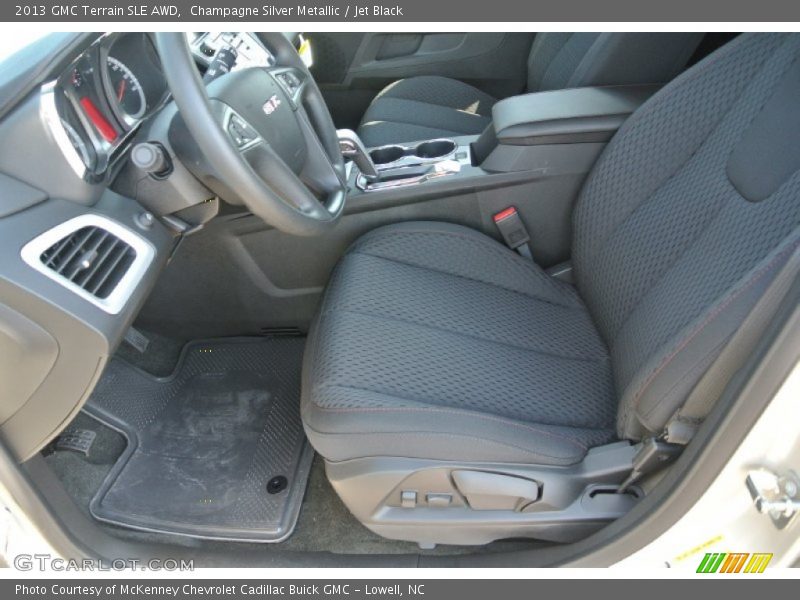 Champagne Silver Metallic / Jet Black 2013 GMC Terrain SLE AWD