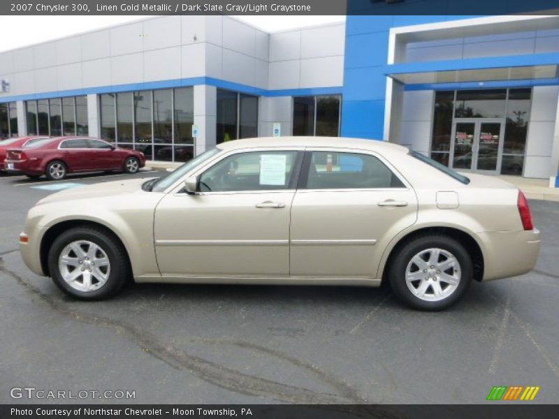Linen Gold Metallic / Dark Slate Gray/Light Graystone 2007 Chrysler 300