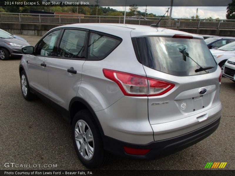 Ingot Silver / Charcoal Black 2014 Ford Escape S