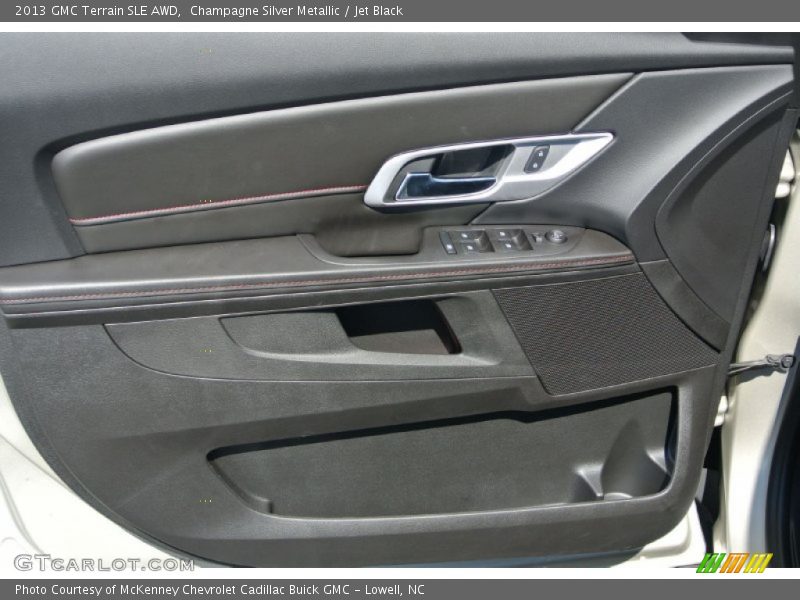 Champagne Silver Metallic / Jet Black 2013 GMC Terrain SLE AWD