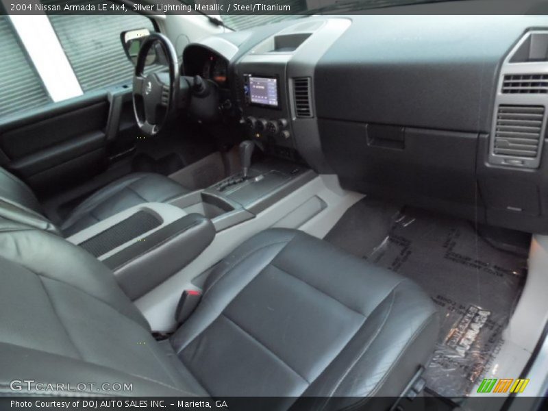 Silver Lightning Metallic / Steel/Titanium 2004 Nissan Armada LE 4x4