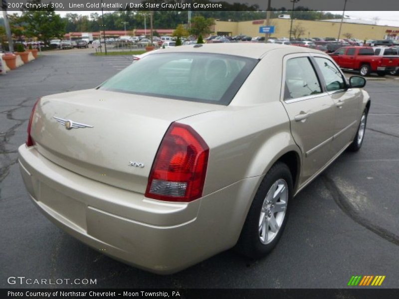 Linen Gold Metallic / Dark Slate Gray/Light Graystone 2007 Chrysler 300