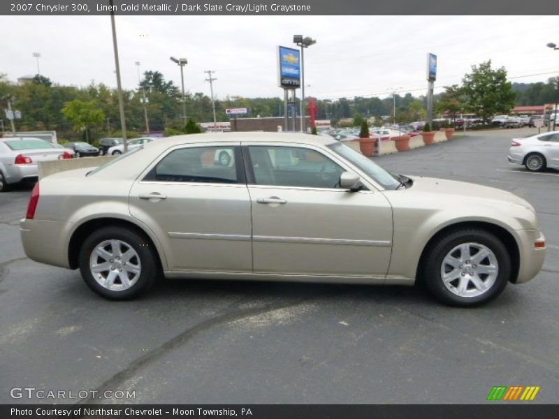 Linen Gold Metallic / Dark Slate Gray/Light Graystone 2007 Chrysler 300