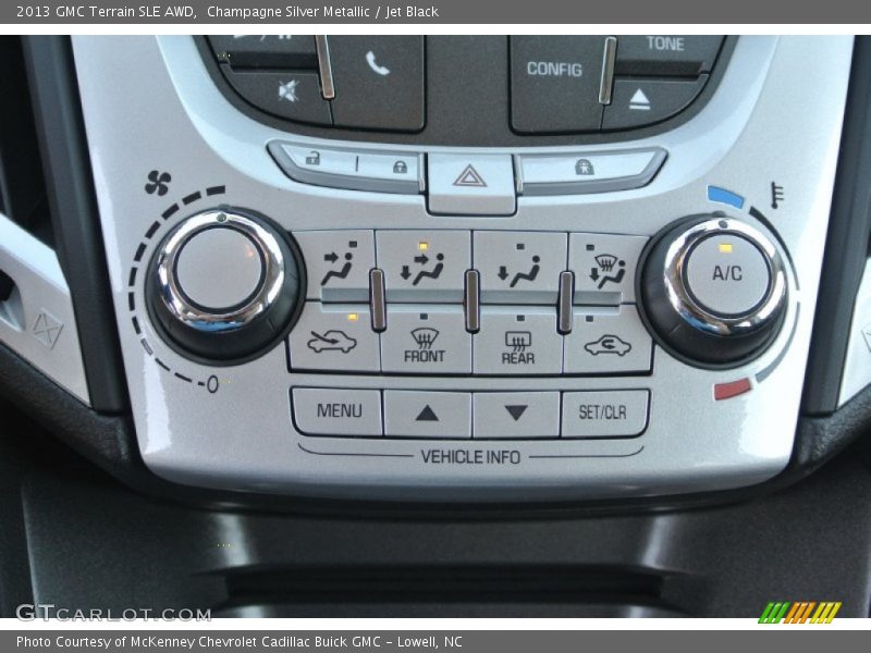 Champagne Silver Metallic / Jet Black 2013 GMC Terrain SLE AWD