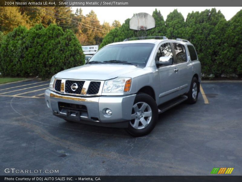 Silver Lightning Metallic / Steel/Titanium 2004 Nissan Armada LE 4x4