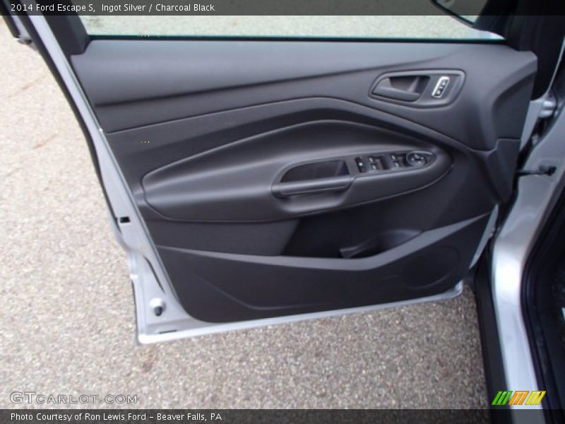 Ingot Silver / Charcoal Black 2014 Ford Escape S