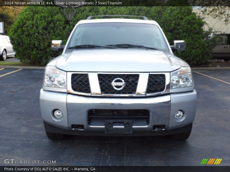 Silver Lightning Metallic / Steel/Titanium 2004 Nissan Armada LE 4x4