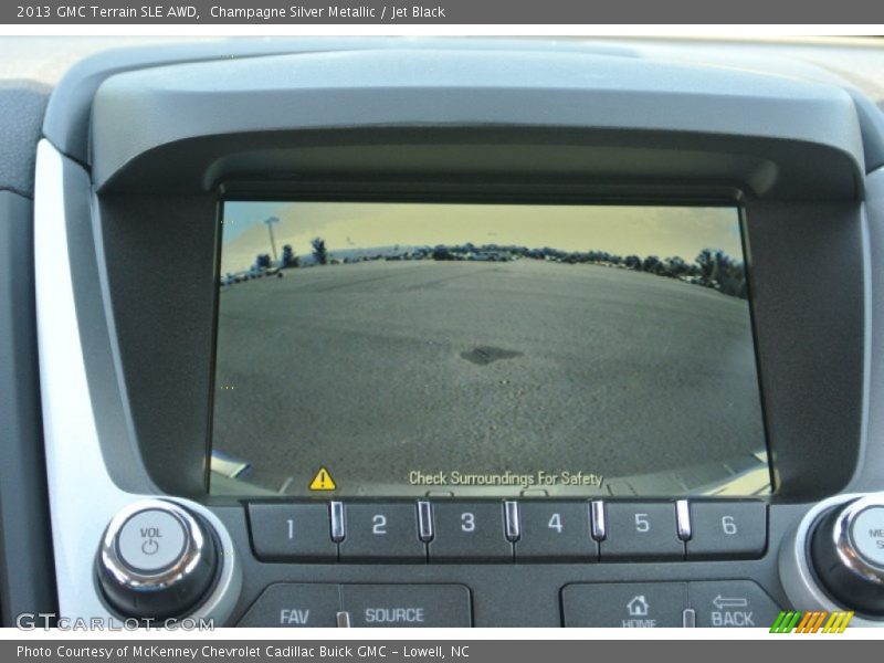 Champagne Silver Metallic / Jet Black 2013 GMC Terrain SLE AWD