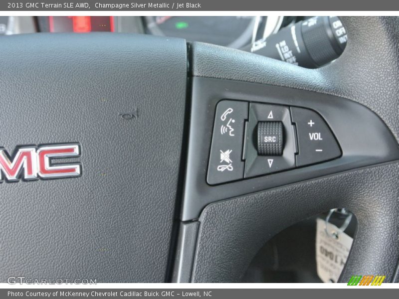 Champagne Silver Metallic / Jet Black 2013 GMC Terrain SLE AWD
