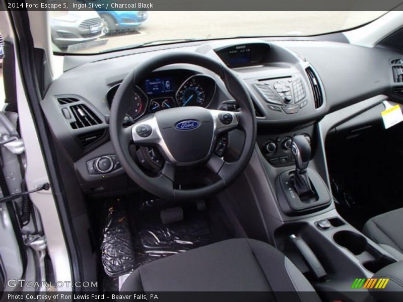 Ingot Silver / Charcoal Black 2014 Ford Escape S