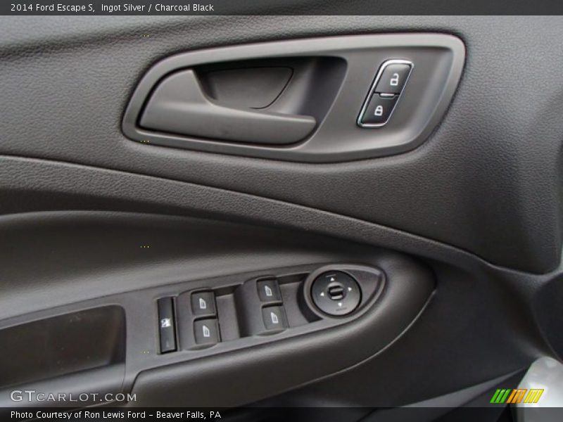 Ingot Silver / Charcoal Black 2014 Ford Escape S