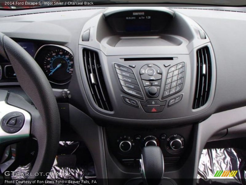 Ingot Silver / Charcoal Black 2014 Ford Escape S