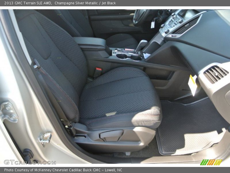 Champagne Silver Metallic / Jet Black 2013 GMC Terrain SLE AWD