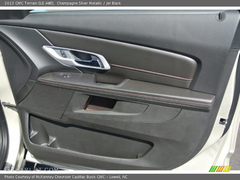 Champagne Silver Metallic / Jet Black 2013 GMC Terrain SLE AWD