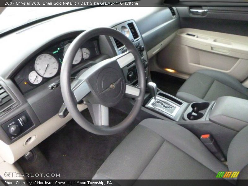 Linen Gold Metallic / Dark Slate Gray/Light Graystone 2007 Chrysler 300