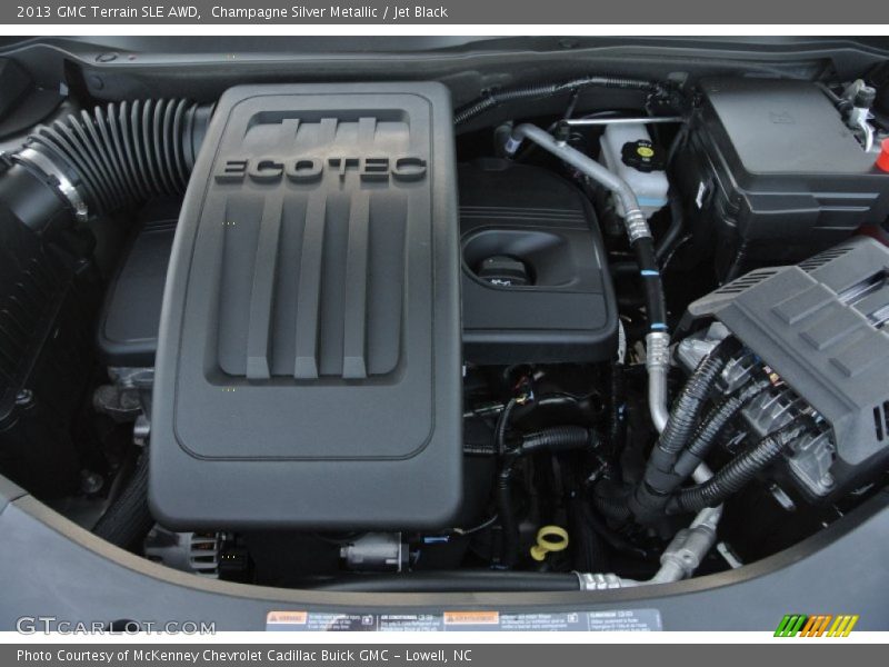 Champagne Silver Metallic / Jet Black 2013 GMC Terrain SLE AWD