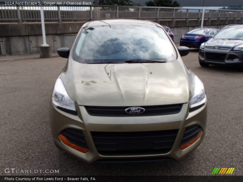 Ginger Ale / Charcoal Black 2014 Ford Escape S