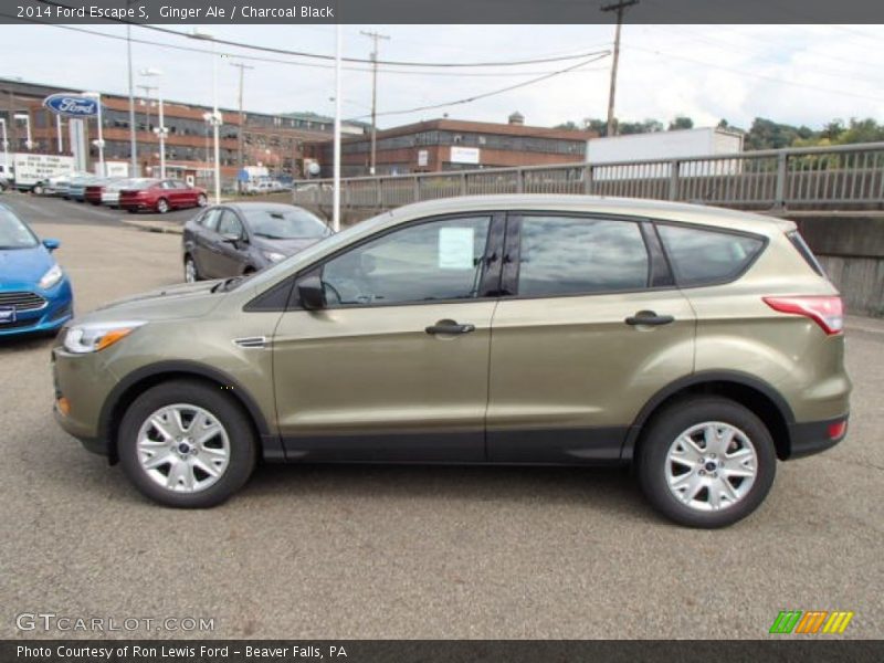Ginger Ale / Charcoal Black 2014 Ford Escape S