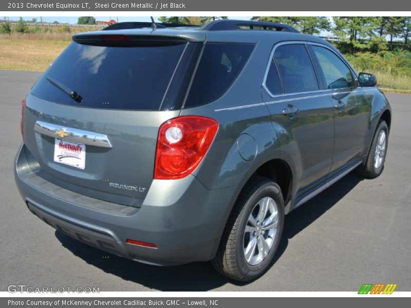Steel Green Metallic / Jet Black 2013 Chevrolet Equinox LT