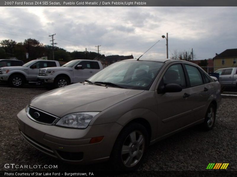 Pueblo Gold Metallic / Dark Pebble/Light Pebble 2007 Ford Focus ZX4 SES Sedan