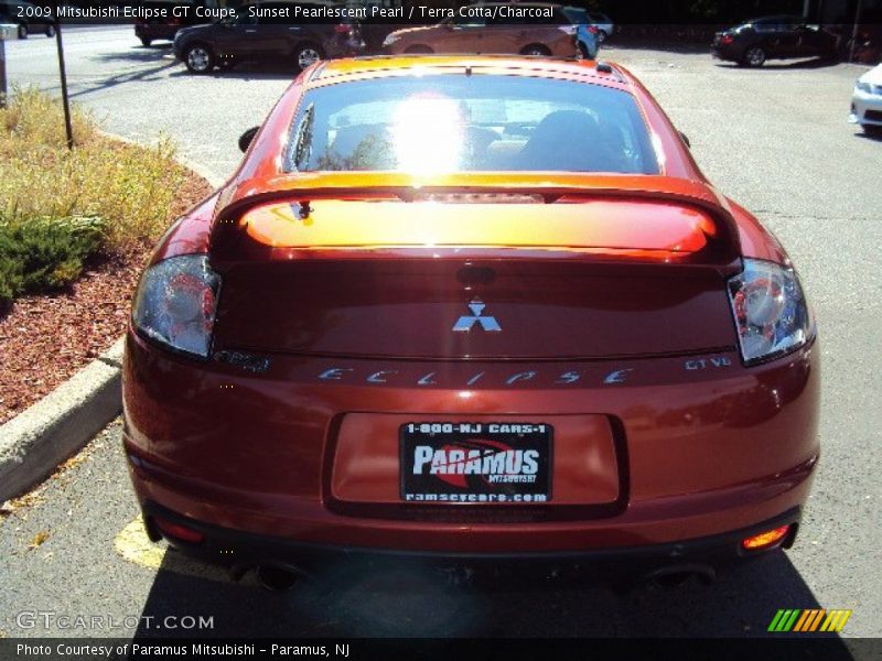 Sunset Pearlescent Pearl / Terra Cotta/Charcoal 2009 Mitsubishi Eclipse GT Coupe