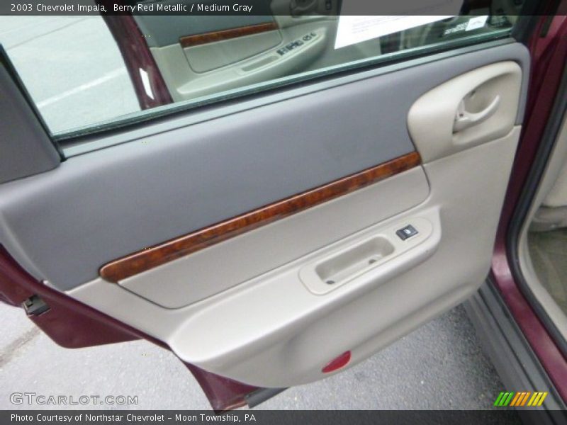 Berry Red Metallic / Medium Gray 2003 Chevrolet Impala