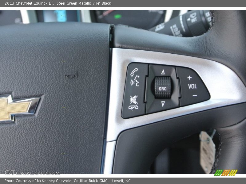 Steel Green Metallic / Jet Black 2013 Chevrolet Equinox LT