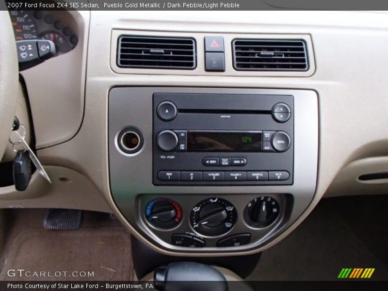 Pueblo Gold Metallic / Dark Pebble/Light Pebble 2007 Ford Focus ZX4 SES Sedan