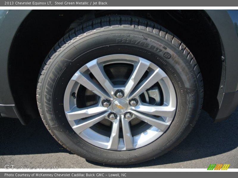Steel Green Metallic / Jet Black 2013 Chevrolet Equinox LT